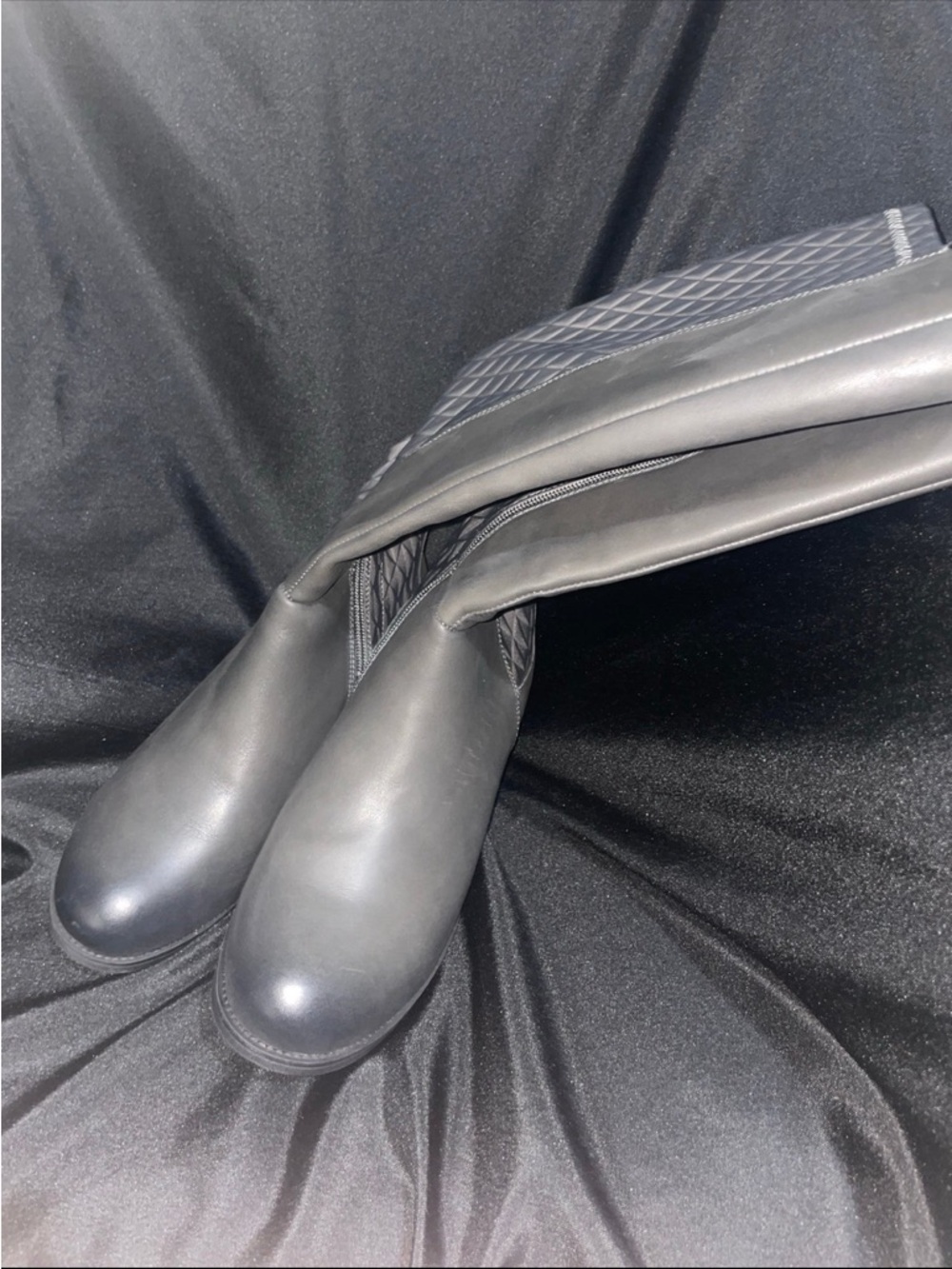 Propet grey Knee-High Boots – Size 9 – Extra Wide Calf – Comfort Fit